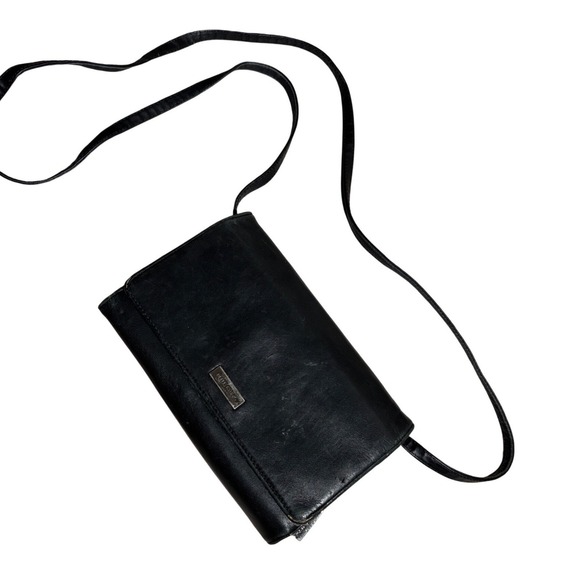 Pelle Studio Handbags - Pelle Studio Leather Crossbody Wallet Bag Organizer Clutch Purse Lots of Storage